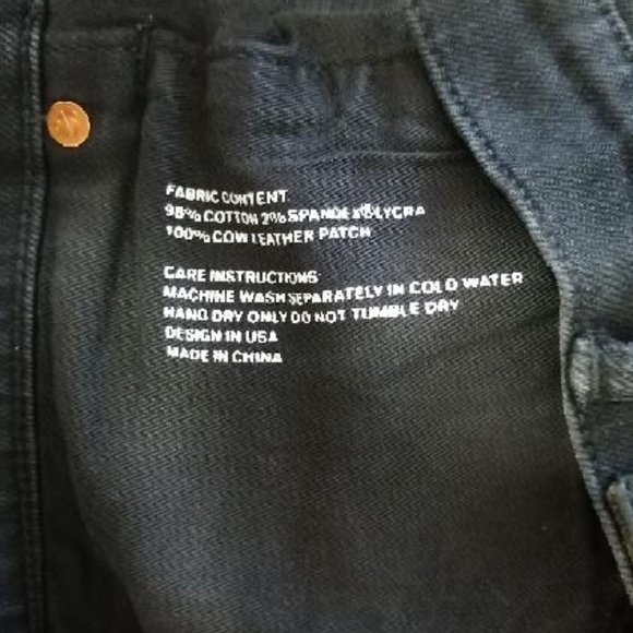 BNWT A. P. C Men's Pants Black Size W28×L42 - Picture 3 of 7